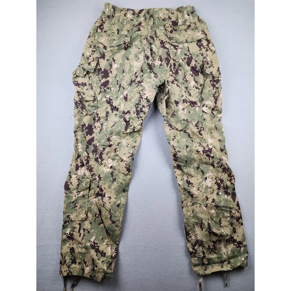 M & M Manufacturing Pants Mens M 33x31 Green NWU Type III Camo Cargo Workwear